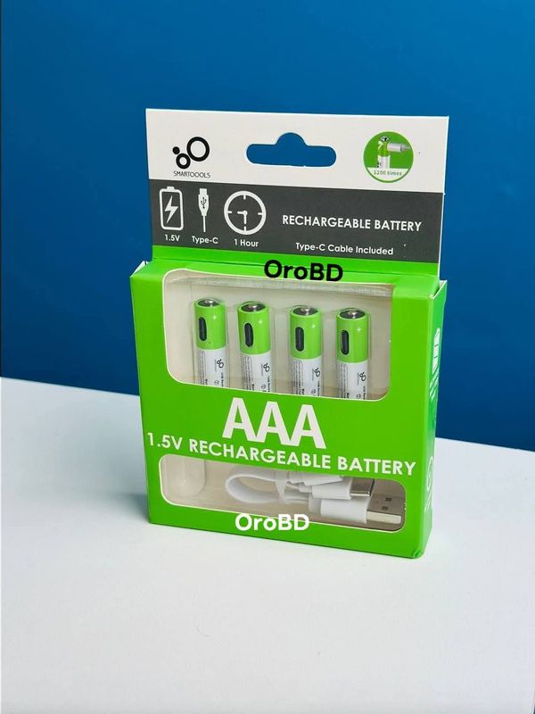 SmarTools RB40 AAA 1.5V 750mWh রিচার্জেবল ব্যাটারি (৪ পিস) (Remote Battery)