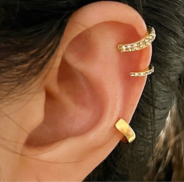 3 piece stone earcuff.