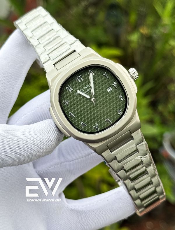 PATEK PHILLIPE NAUTILUS ARABIC OLIVE DIAL MATTE BODY