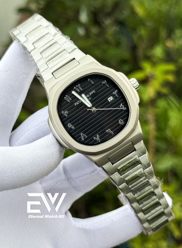 PATEK PHILLIPE NAUTILUS ARABIC BLACK DIAL MATTE BODY