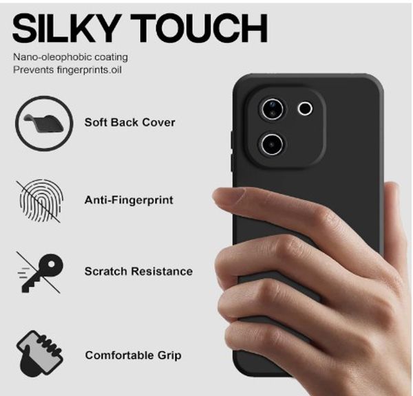 IQOO Z9s Pro 5g / Vivo T3 Pro 5G Back Cover Soft Silicone Phone Case