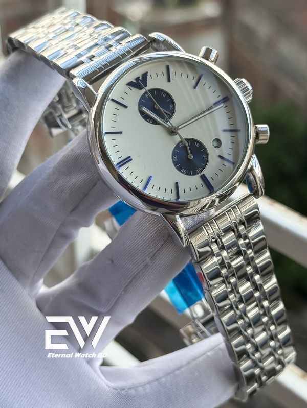 ARMANI FREE BELT OFFER BLUE SUB DIAL