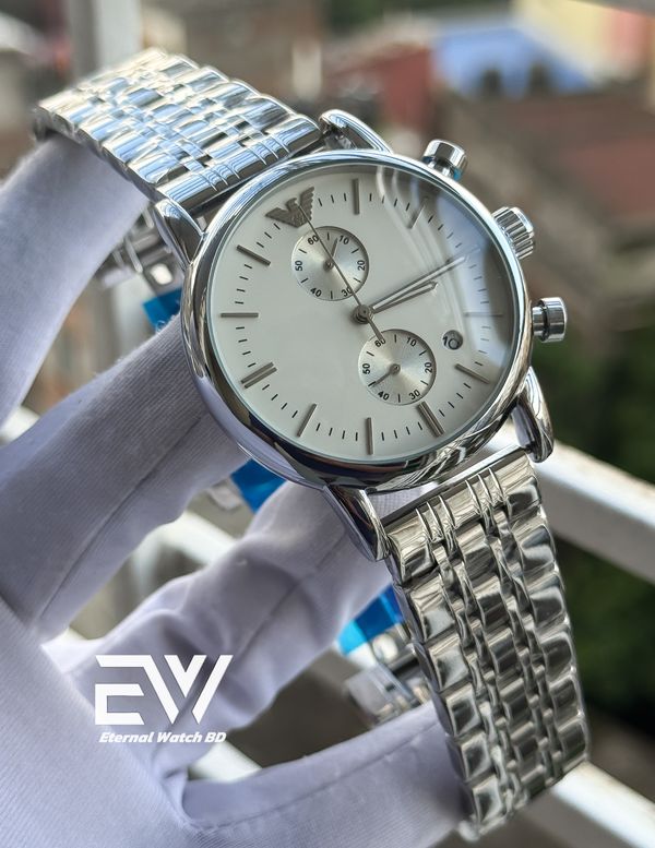 ARMANI FREE BELT OFFER WHITE DIAL