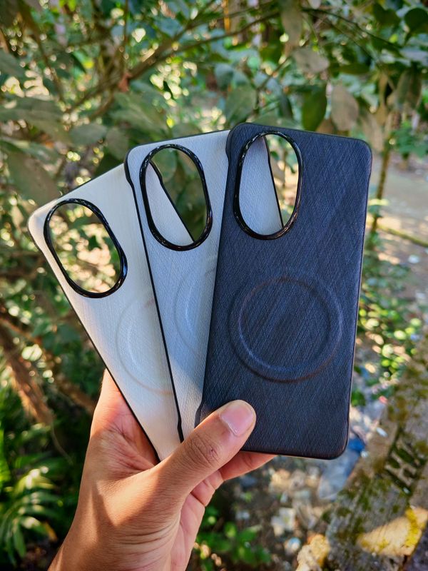 Honor 200 Vegan Leather Frameless Semi-Enclosed Hard Cover with magnetic