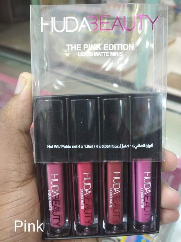 Huda lipstick set mini edition (brown )(red)(pink)(nude) - Image 5