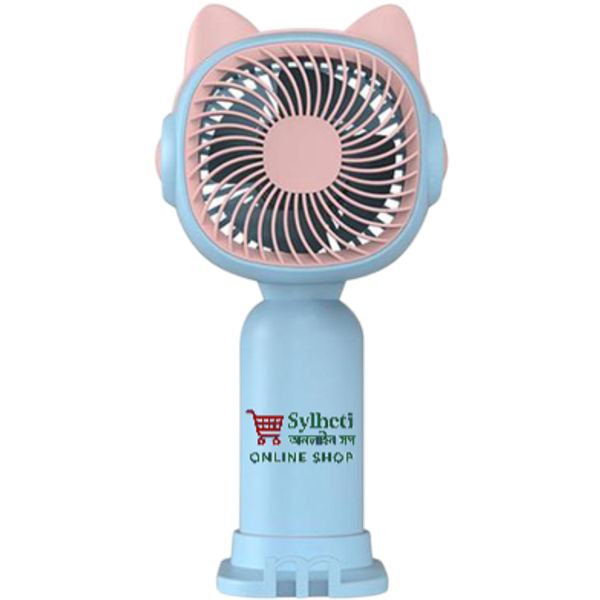 Yase YS-2251 Cute Mini Hand-held Fan Portable Desk Fan Cooler Cooling USB Rechargeable Fan
