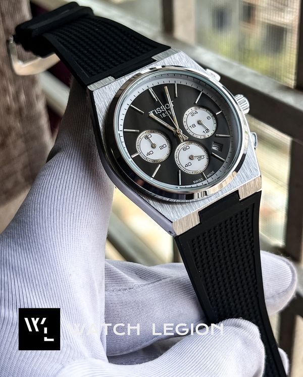 TISSOT PRX FIBER BLACK BELT BLACK DIAL