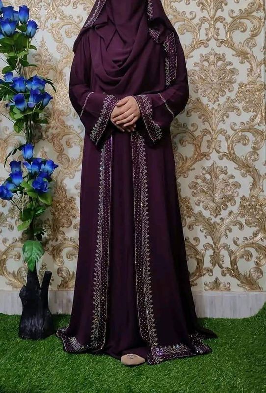 Embroidery Borka with Hijab