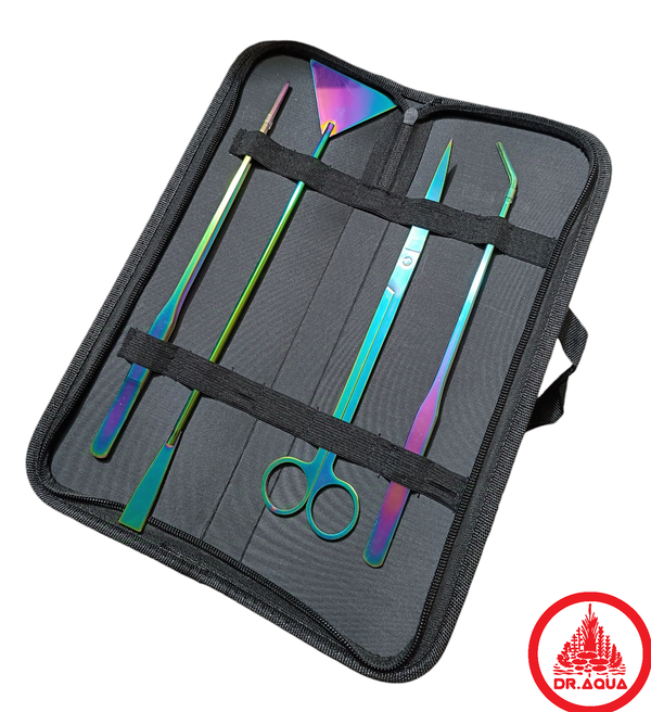 Colourful Aquascape tools