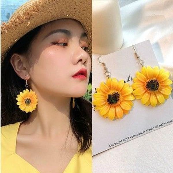 Sunflower Earrings