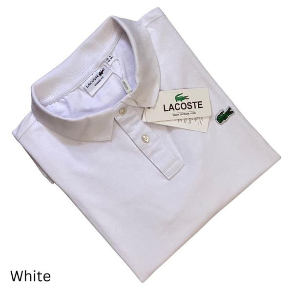 Lacoste Men's White Polo T-shirt