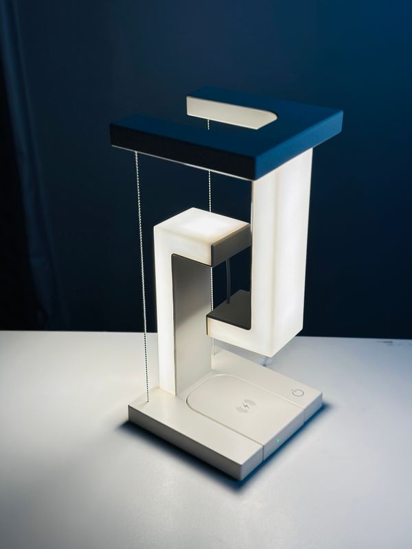 Anti-Gravity LED Desk Lamp with Wireless Charger