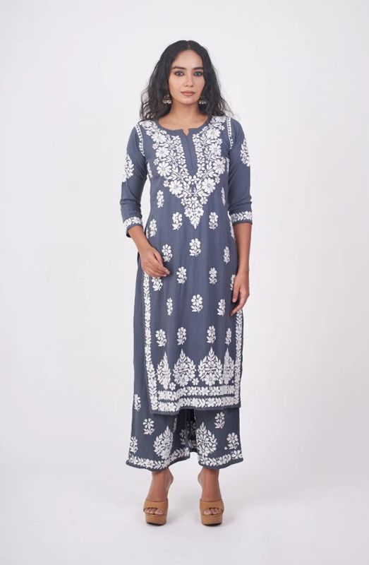 Lucknow two piece Kurti set