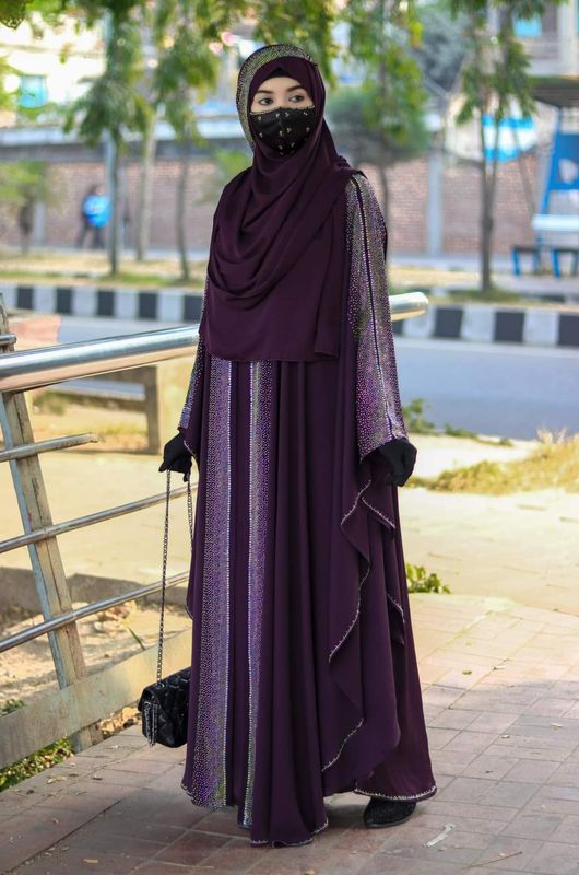 Premium Abaya Borka with Hijab