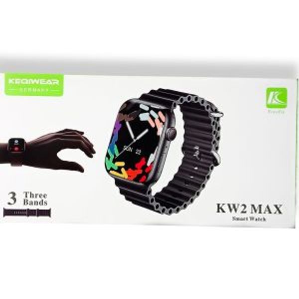 Keqiwear KW2 Max Smart Watch with Three Straps - Image 3