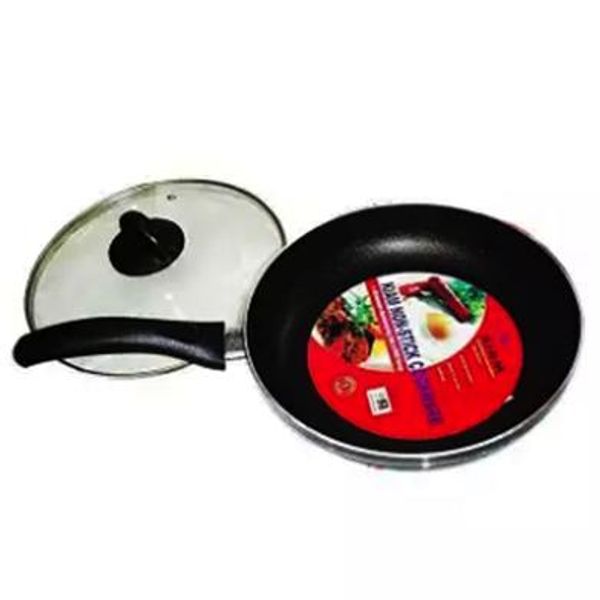 Kiam Non Stick Fry Pan With Glass Lid 28 Cm