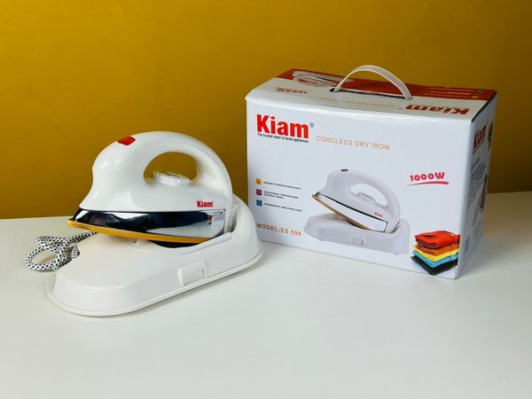 Kiam ES596 1000W Cordless Electric Dry Iron