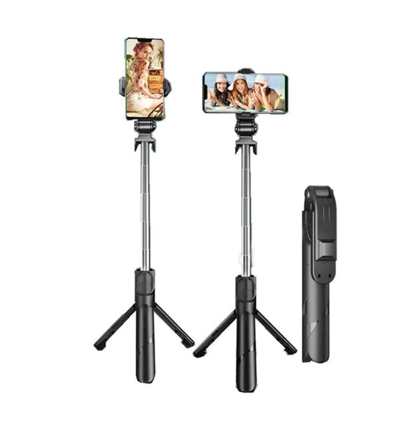 Q07 Bluetooth Selfie Stick And Bluetooth Remote Control (with light)