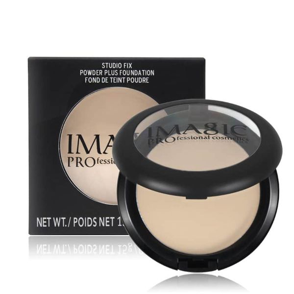 IMAGIC Pressed Powder Studio Fix Compact – Natural 2 | Long-Lasting Matte Finish Face Powder | 00346