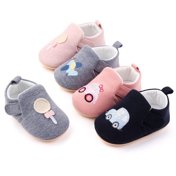 Baby Soft Cotton Anti-Slip Prewalker Shoes (0 to 12 month)