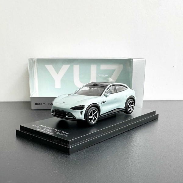 1:64 Xiaomi YU7 Max Gulf Blue Diecast Model car