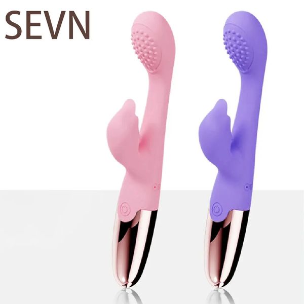 Powerful Rabbit Vibratio Vagina G Spot Clitoris Stimulator Dildo Female Masturbator Magic Wand Anal Massage Sex Toys For Adult