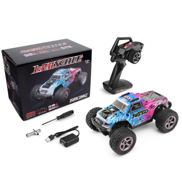 WLTOYS 204006 RC Monster Car 1/20 Brushed 4WD 2.4G 50km/h Off-Road Rock Crawler