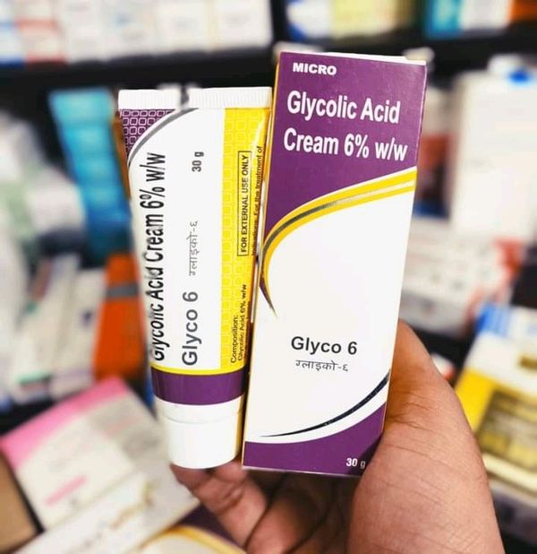 Glycolic acid 6% cream