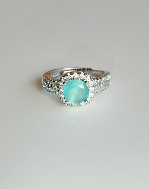 Demi Mint Ring - adjustable size