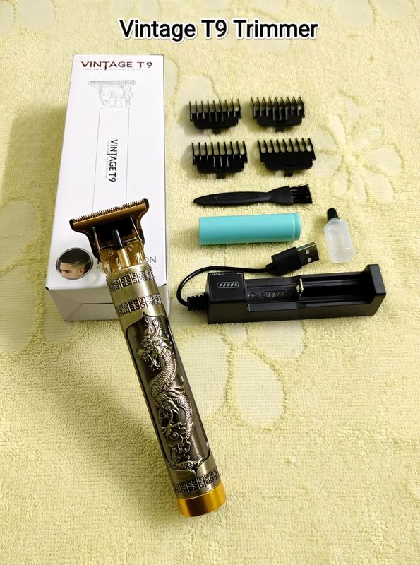 Vintage T9 Hair Cutting Machine Hair Trimmer Recharge Professional Cordless Hair Trimmer
