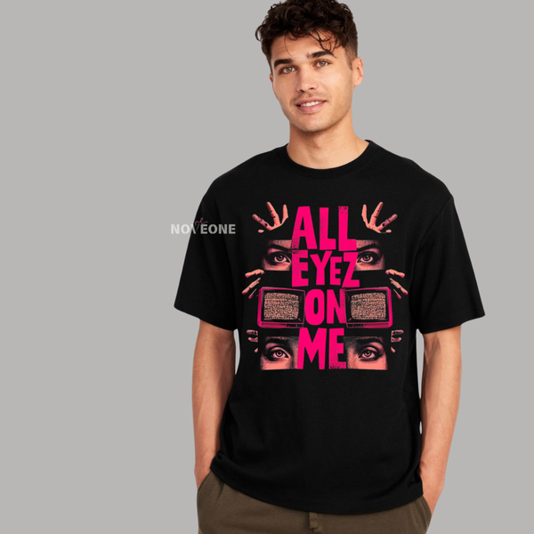 NoveOne N25024– Premium Oversized T-Shirt (Color: Black)