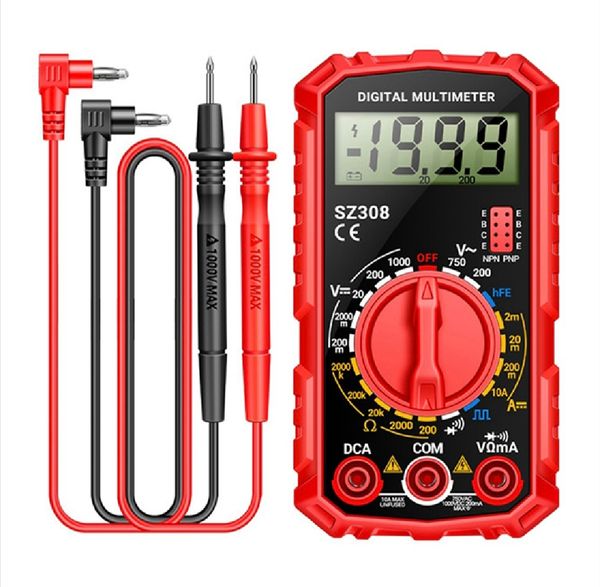 ANENG SZ308 Digital Multimeter Voltage Resistance Meter AC/DC Current Meter Electrician LCD