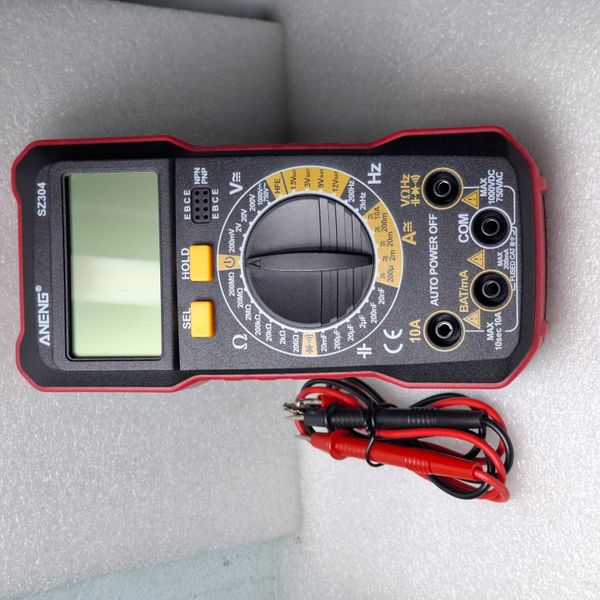 ANENG SZ304 Digital Multimete True RMS Handheld Multifunction High Precision Tester NCV AC/DC Votage Current Resistance Ohm