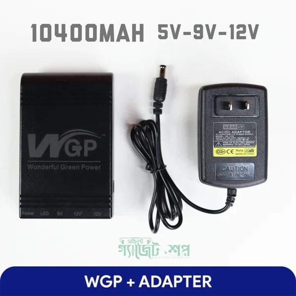 WGP+ADAPTER COMBO 5/9/12V-10,400mAh