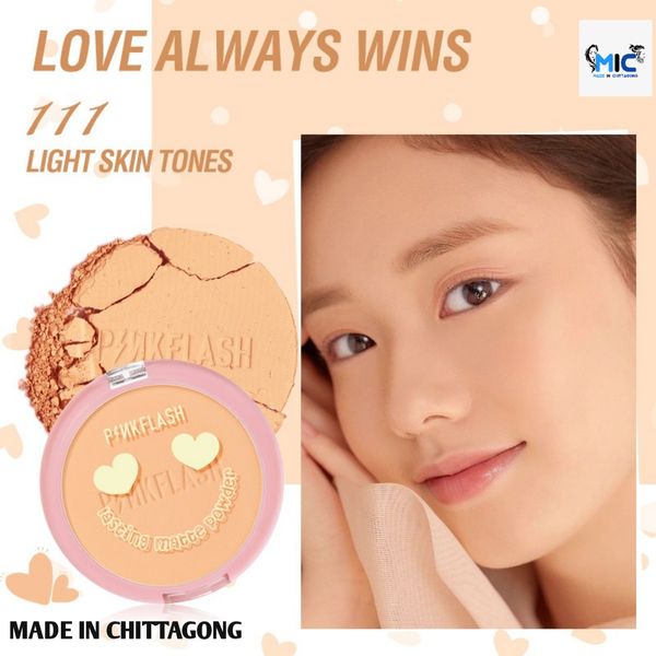 Pinkflash Lasting Matte Pressed Powder #111