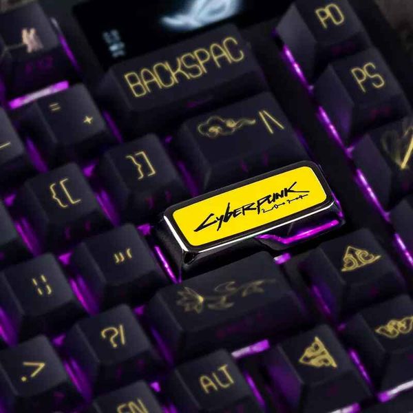 Cyberpunk 2077 Zinc Alloy Artisan Enter Keycap