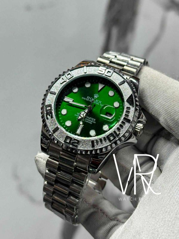 ROLEX YACHTMASTER CHAIN GREEN DIAL