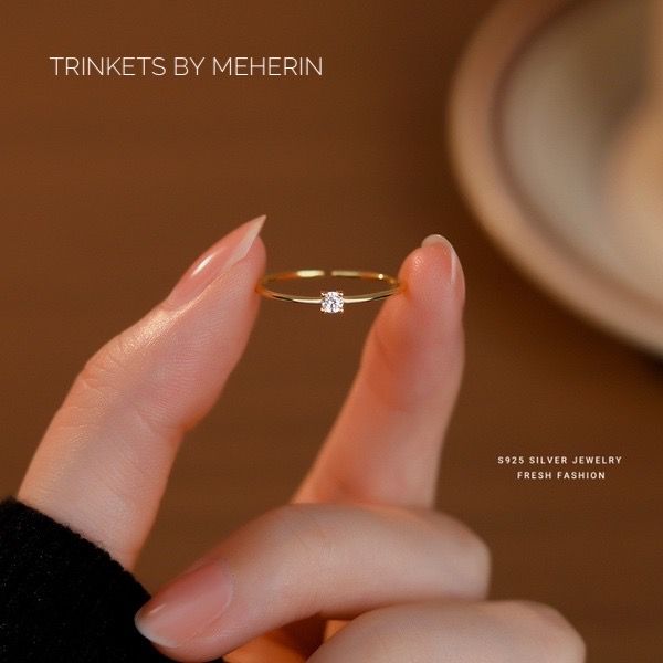 Minimal solitare ring (BEST SELLER)
