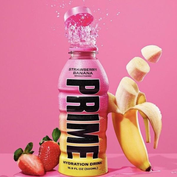 Prime Strawberry Banana Flavor Hydration Drink 500ml