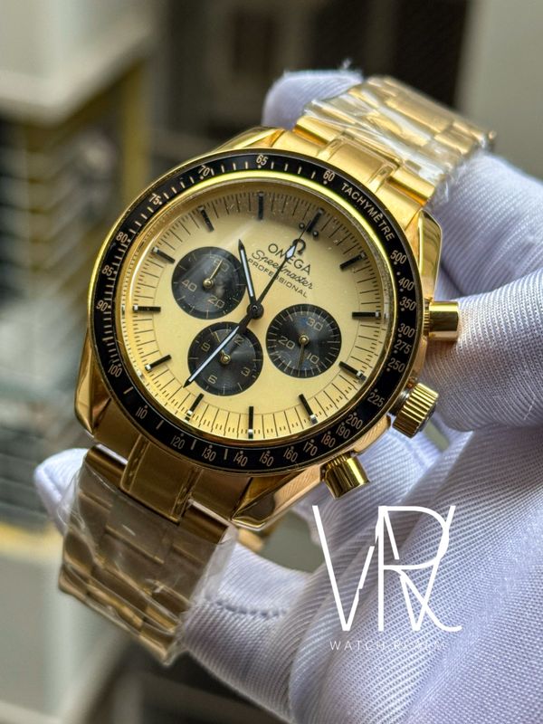 OMEGA SPEEDMASTER GOLD CHAIN