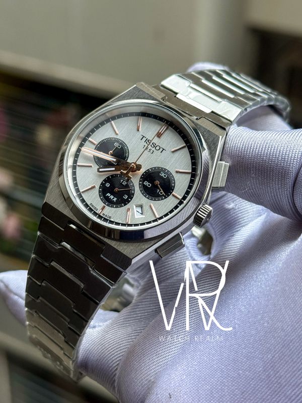 TISSOT PRX PANDA DIAL RG DIGITS