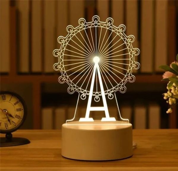 GearUP Acrylic Multicolor Night Lamp .