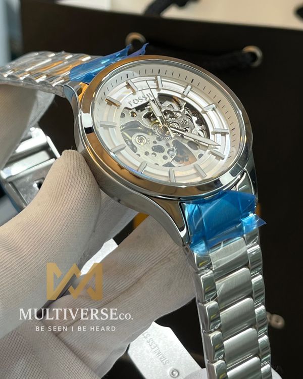 FOSSIL SKELETON AUTOMATIC | WHITE DIAL (SEMI AAA)