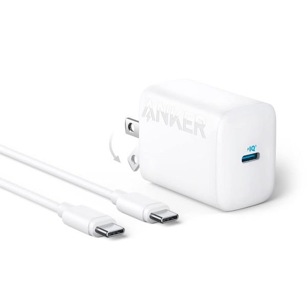 Anker 312 30W Charger with 5 ft USB-C to USB-C Cable
