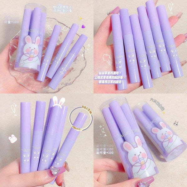 Magic Casa matt and lip gloss 6 pcs Lipstick