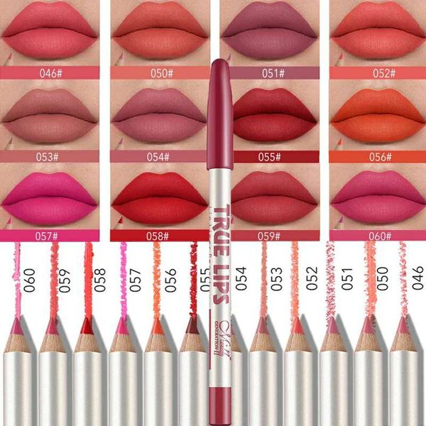 True lips lip liner pencil 12 pcs set