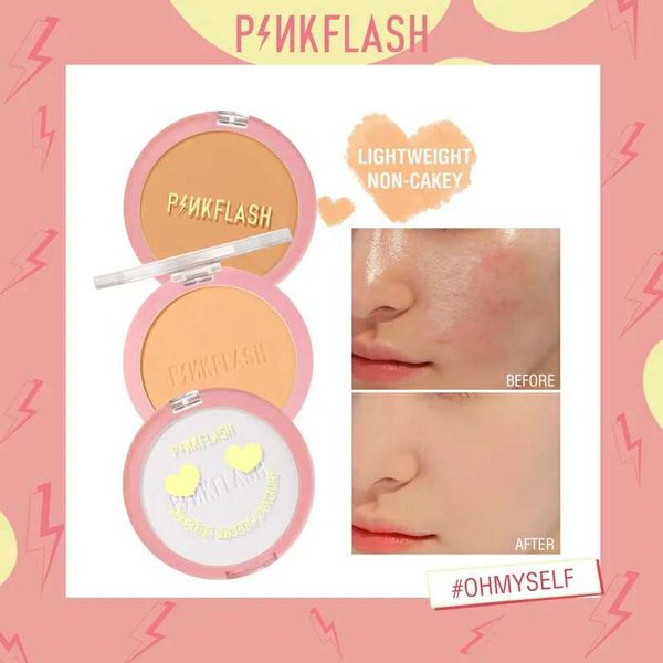 Pink flash face Makeup powder