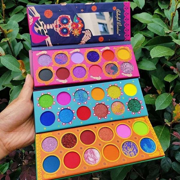 Colourful rainbow Eyeshade pallet