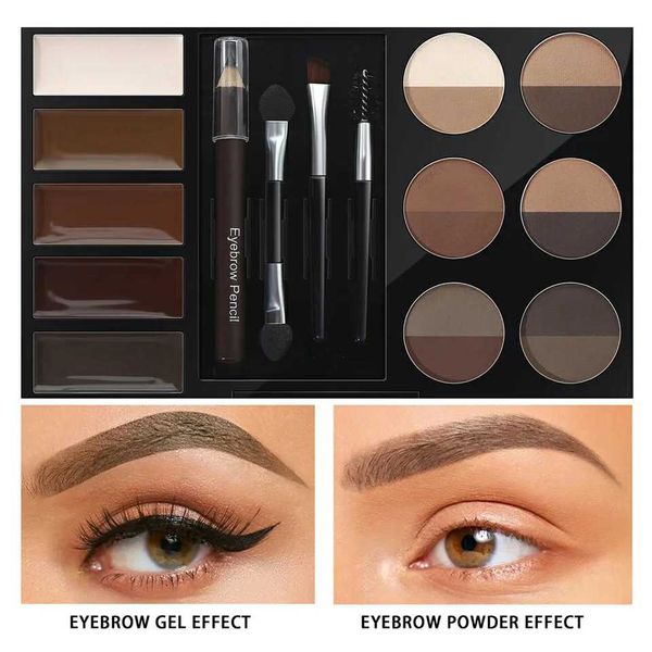 Miss lara eyebrow cream andEyebrow powder with brush kit