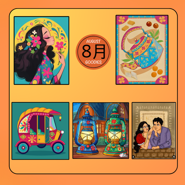 Bengali Art Prints Set